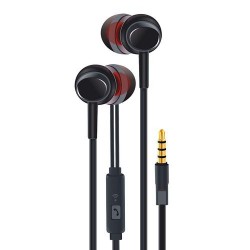 Jazz Earphones with Mic Black