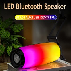 Portable altavoz Bluetooth-compatible Speaker Wireless Bass Column Waterproof Outdoor USB Speakers