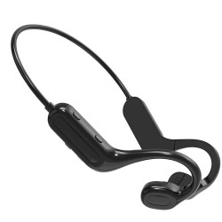 True Bone Conduction Headphone Waterproof Ear Hook Wireless Headphones Long Standby Light Sports Earphones